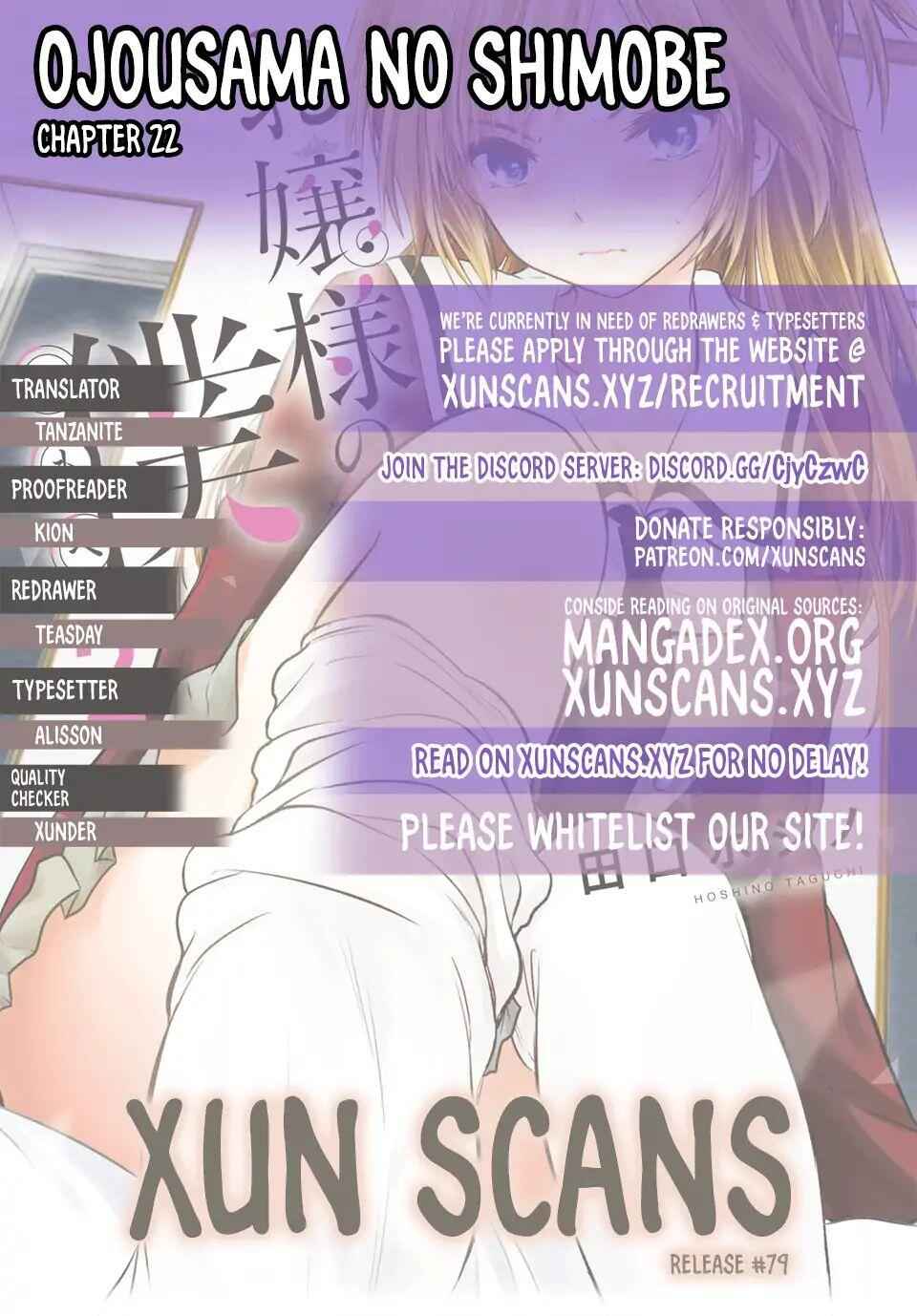 Ojousama No Shimobe Chapter 22 1